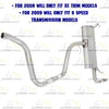 2008-2009 Saturn Aura 2.4L Intermediate Pipe, Muffler and Tail Pipe Exhaust System