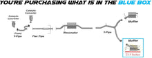 Pair of Exhaust Mufflers for 2007 Mazda CX-9 3.5L and 2008-2012 Mazda CX-9 3.7L