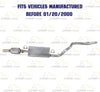 1996-1999 Jeep Cherokee 2.5L 4.0L Catalytic Muffler and Tail Pipe Exhaust System