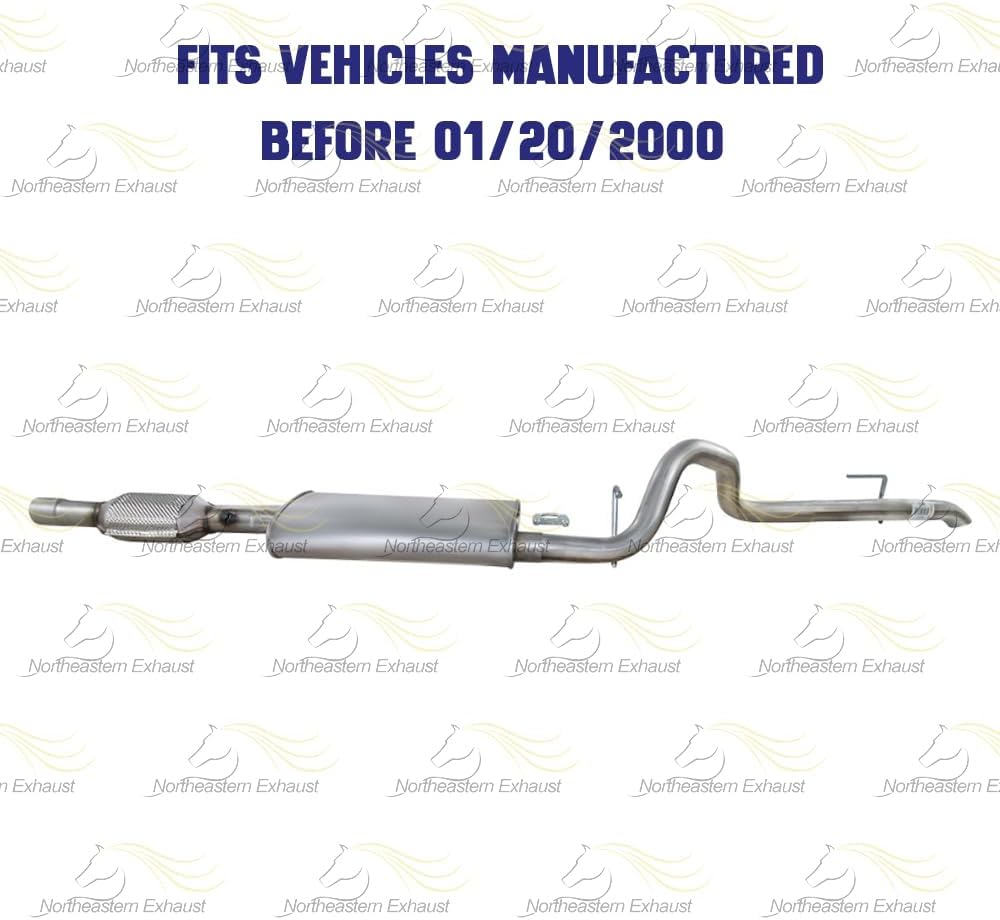 1996-1999 Jeep Cherokee 2.5L 4.0L Catalytic Muffler and Tail Pipe Exhaust System