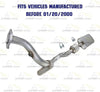 1996-1999 Jeep Cherokee 4.0L Catalytic Muffler and Front Pipe Exhaust System