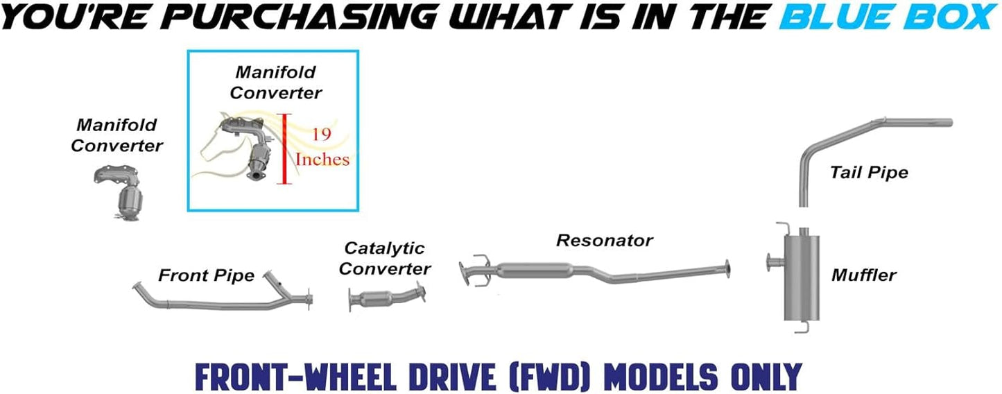 2011-2016 Toyota Sienna 3.5L Manifold Catalytic Converter - EPA Approved