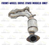 2011-2016 Toyota Sienna 3.5L Manifold Catalytic Converter - EPA Approved
