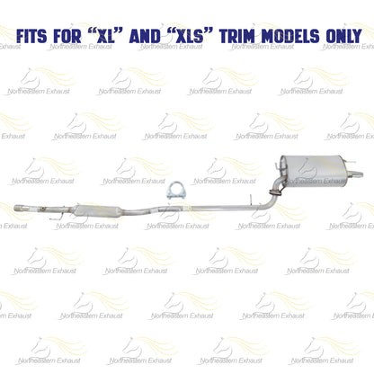 2000-2004 Toyota Avalon 3.0L Resonator Pipe and Muffler Exhaust