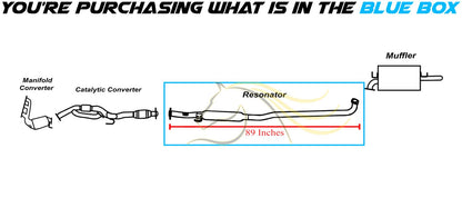 1997-1999 Toyota Avalon 3.0L Exhaust Resonator Pipe