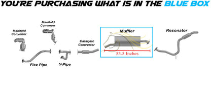 Exhaust Muffler for Toyota RAV4 2006-2008 2.4L | 2009-2012 2.5L