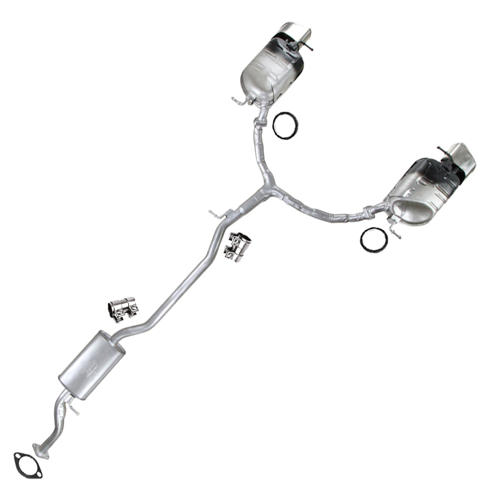 2009-2012 Mazda CX-9 3.7L Exhaust Mufflers Assembly Exhaust System