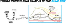 2009-2012 Mazda CX-9 3.7L Exhaust Mufflers Assembly Exhaust System