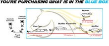 2009-2012 Mazda CX-9 3.7L Flex Pipe and Mufflers Assembly Exhaust System