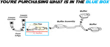 Exhaust Flex Pipe for 2007 Mazda CX-9 3.5L and 2008-2012 Mazda CX-9 3.7L