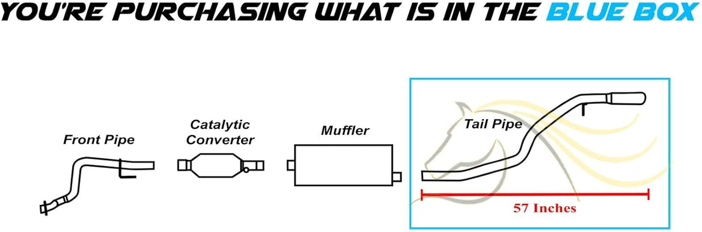 1996-1998 Jeep Grand Cherokee 4.0L 5.2L Exhaust Tail Pipe