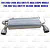 2003-2007 Infiniti G35 3.5L and 2003-2006 Nissan 350Z 3.5L Exhaust Muffler