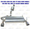 2003-2007 Infiniti G35 3.5L Resonator Rear Muffler Kit