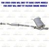 2003-2007 Infiniti G35 3.5L Resonator Rear Muffler Kit