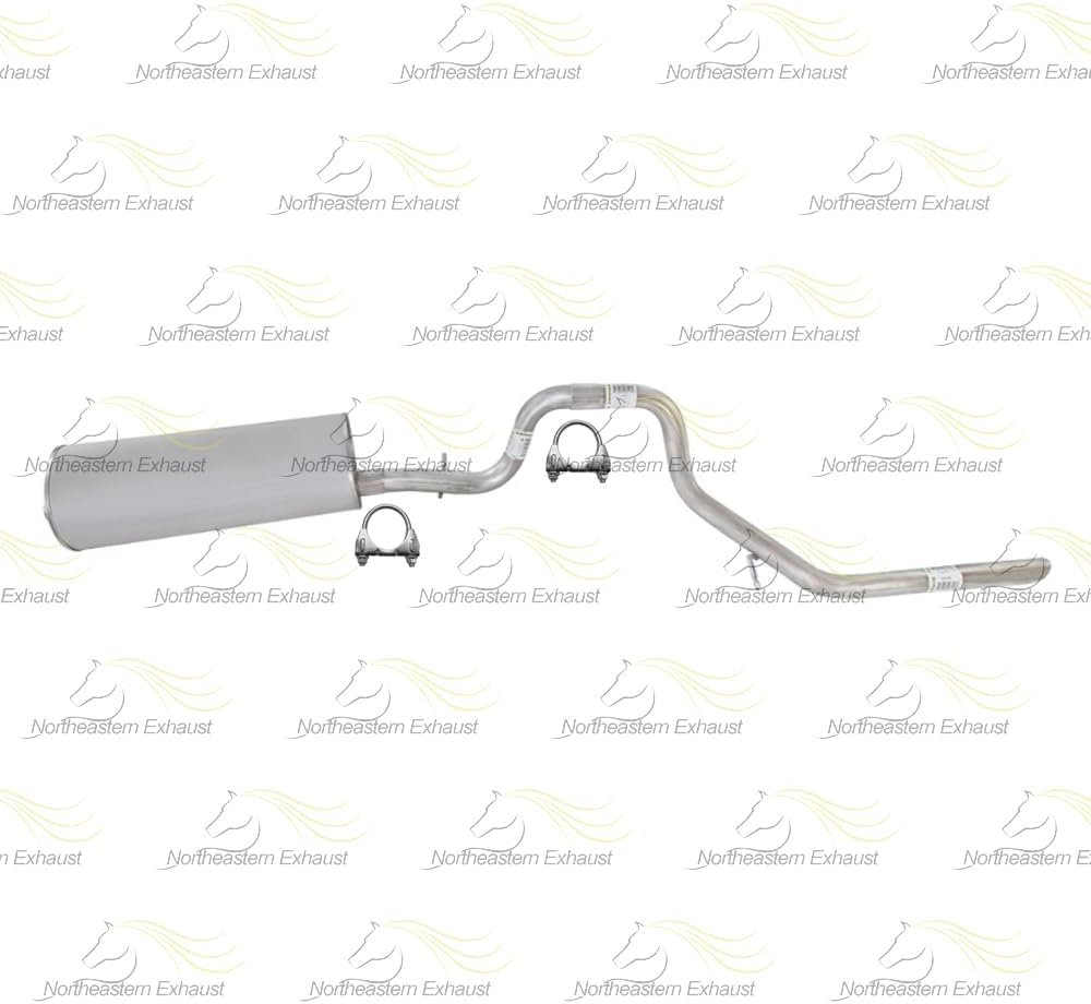 Muffler, Extension and Tail Pipe for 2002-2005 Ford Explorer and Mercury Mountaineer 4.0L 4.6L