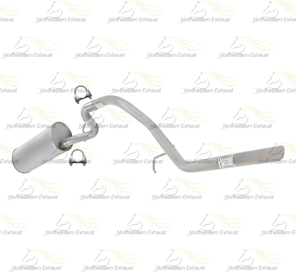 Muffler, Extension and Tail Pipe for 2002-2005 Ford Explorer and Mercury Mountaineer 4.0L 4.6L