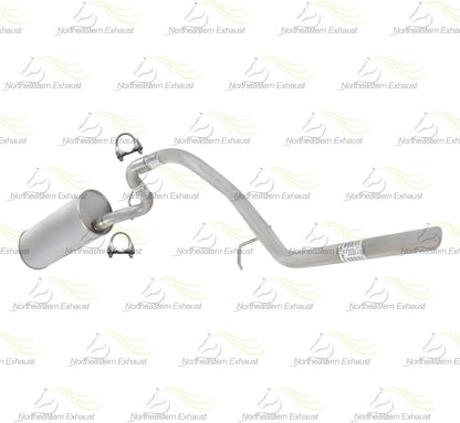 Muffler, Extension and Tail Pipe for 2002-2005 Ford Explorer and Mercury Mountaineer 4.0L 4.6L