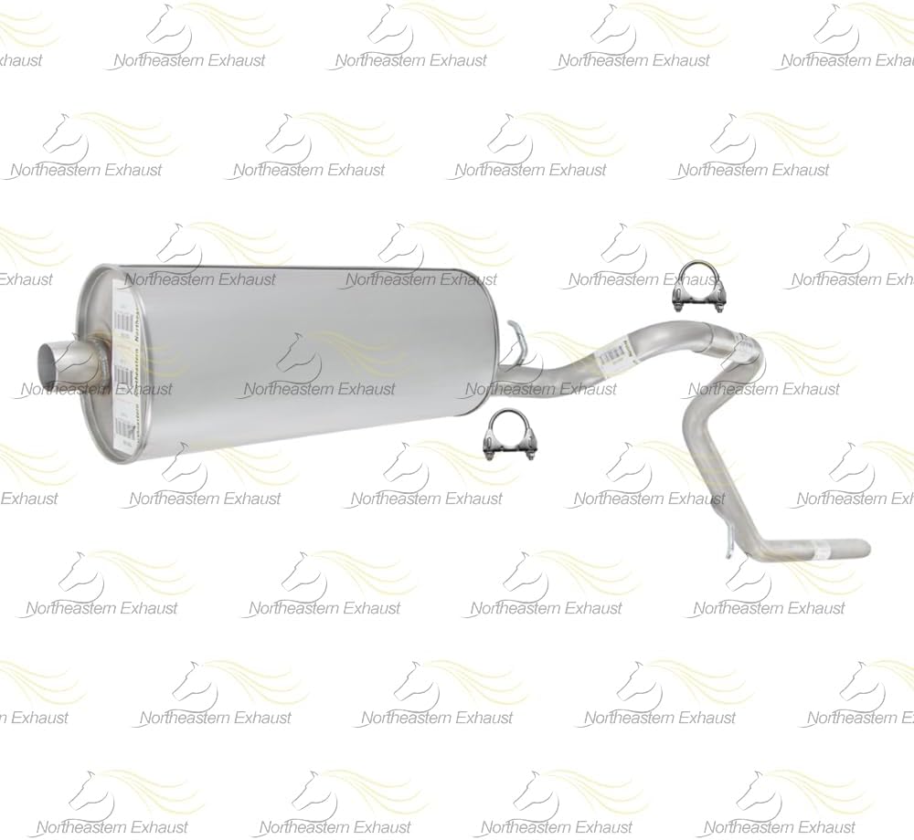 Muffler, Extension and Tail Pipe for 2002-2005 Ford Explorer and Mercury Mountaineer 4.0L 4.6L