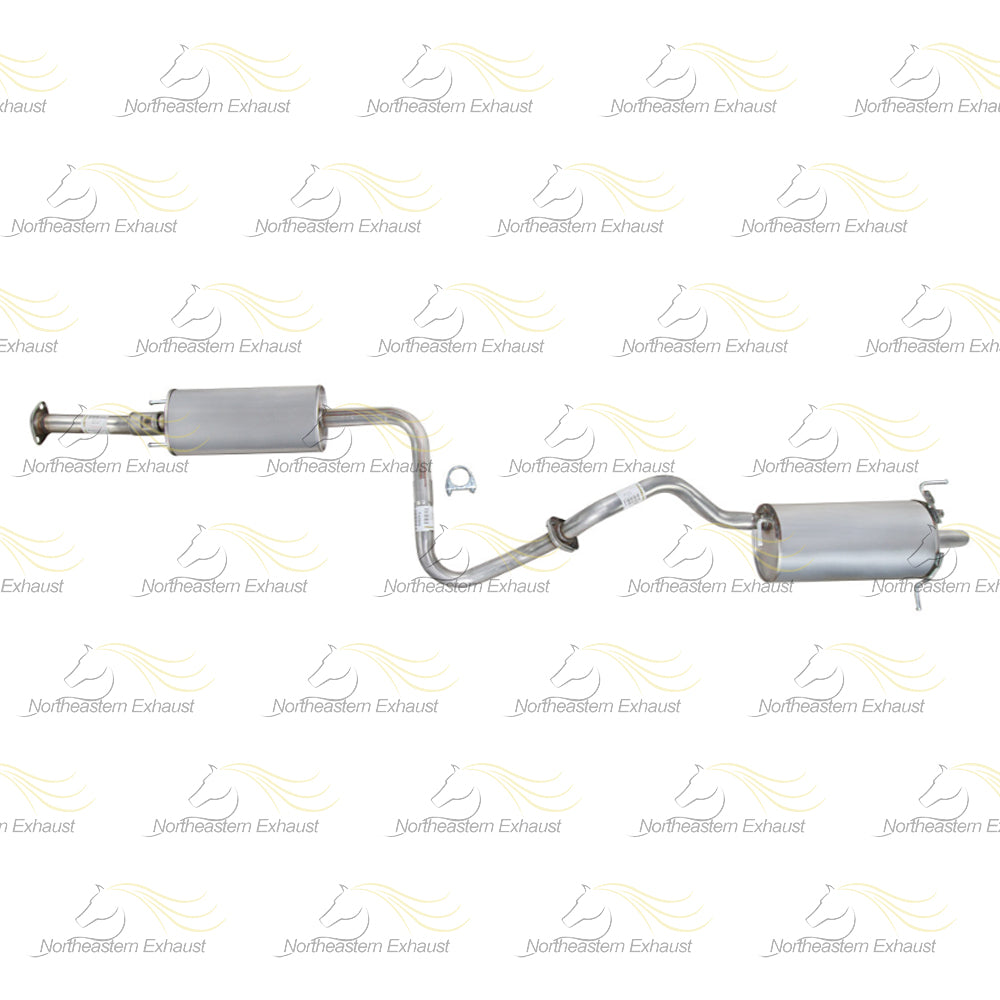 2007-2012 Nissan Sentra 2.0L Resonator Pipe and Muffler Exhaust Kit