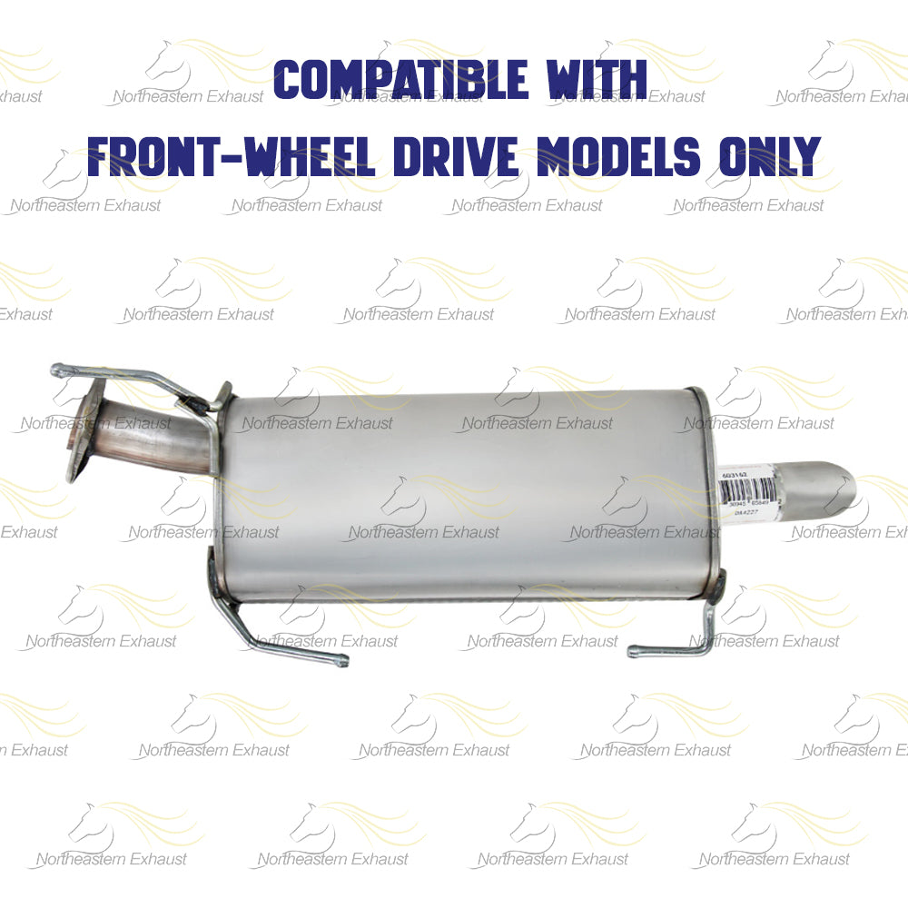 2011-2017 Nissan Juke 1.6L FWD Exhaust Rear Muffler