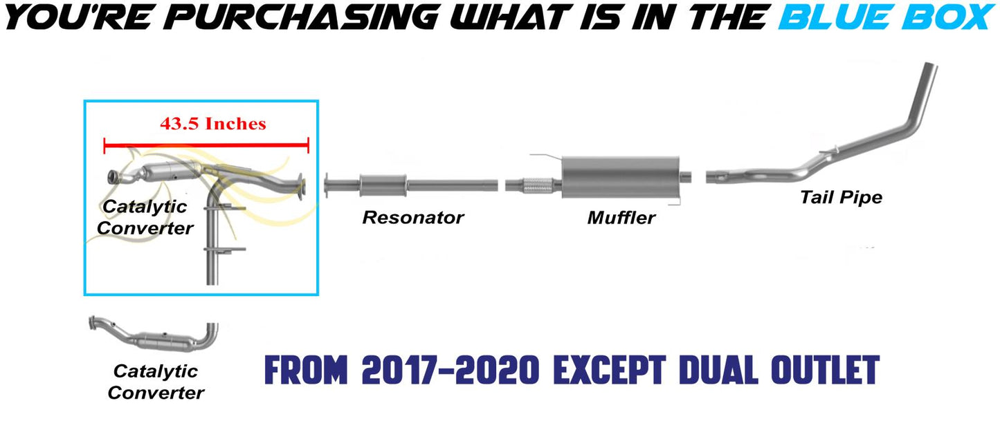 2015-2020 Ford F-150 3.5L Catalytic Converter - EPA Approved | Passenger-Side