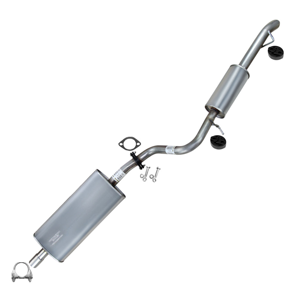 2005-2008 Mazda Tribute and Ford Escape 2.3L & 3.0L Muffler Resonator Pipe Exhaust System Kit