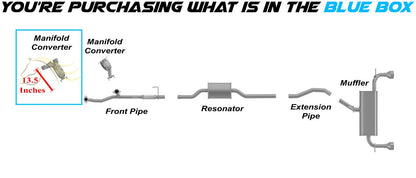 2011-2014 Ford Edge 3.5L 3.7L Manifold Catalytic Converter - EPA Approved | Driver-Side
