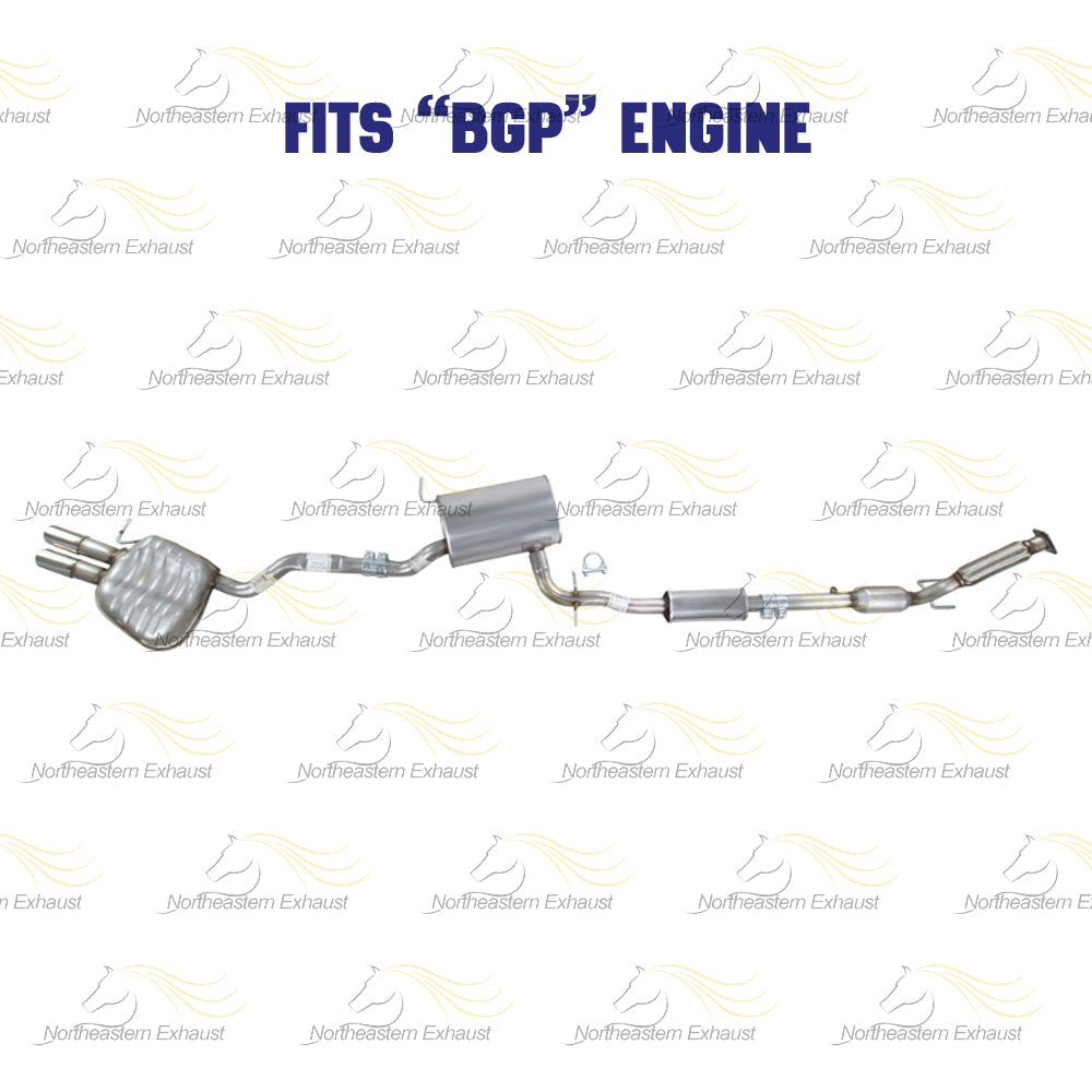 2005-2007 Volkswagen Jetta 2.5L Catalytic, Resonator and Muffler Exhaust System
