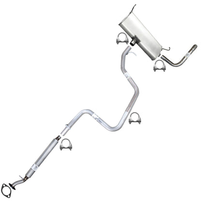 2006-2007 Pontiac G6 2.4L Exhaust Resonator, Intermediate Pipe, Muffler and Tail Pipe
