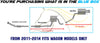 2005-2014 Volkswagen Jetta 2.5L Exhaust Resonator Pipe and Muffler