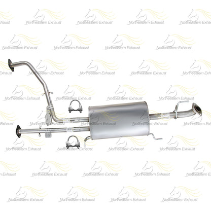 Exhaust Intermediate Pipes and Muffler for 2001-2003 Infiniti QX4 3.5 and 2001-2004 Nissan Pathfinder 3.5L
