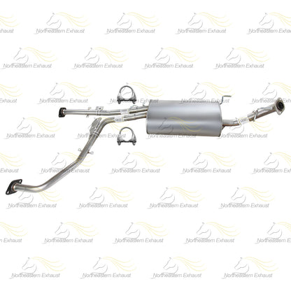 Exhaust Intermediate Pipes and Muffler for 2001-2003 Infiniti QX4 3.5 and 2001-2004 Nissan Pathfinder 3.5L