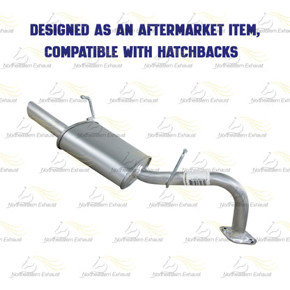 2006-2015 Toyota Yaris 1.5L Hatchback Exhaust Muffler