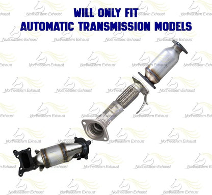 Manifold, Catalytic and Front Pipe for 2009-2014 Acura TSX and 2008-2012 Honda Accord 2.4L