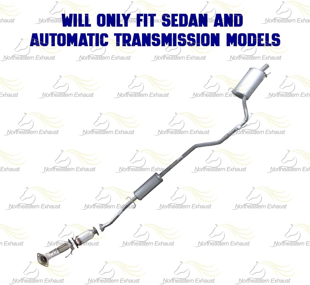 2008-2012 Honda Accord 2.4L Catalytic, Front Pipe and Resonator Pipe Exhaust Kit