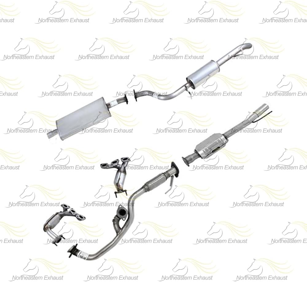 Complete Exhaust System Kit for 2001-2004 Ford Escape and Mazda Tribute 3.0L