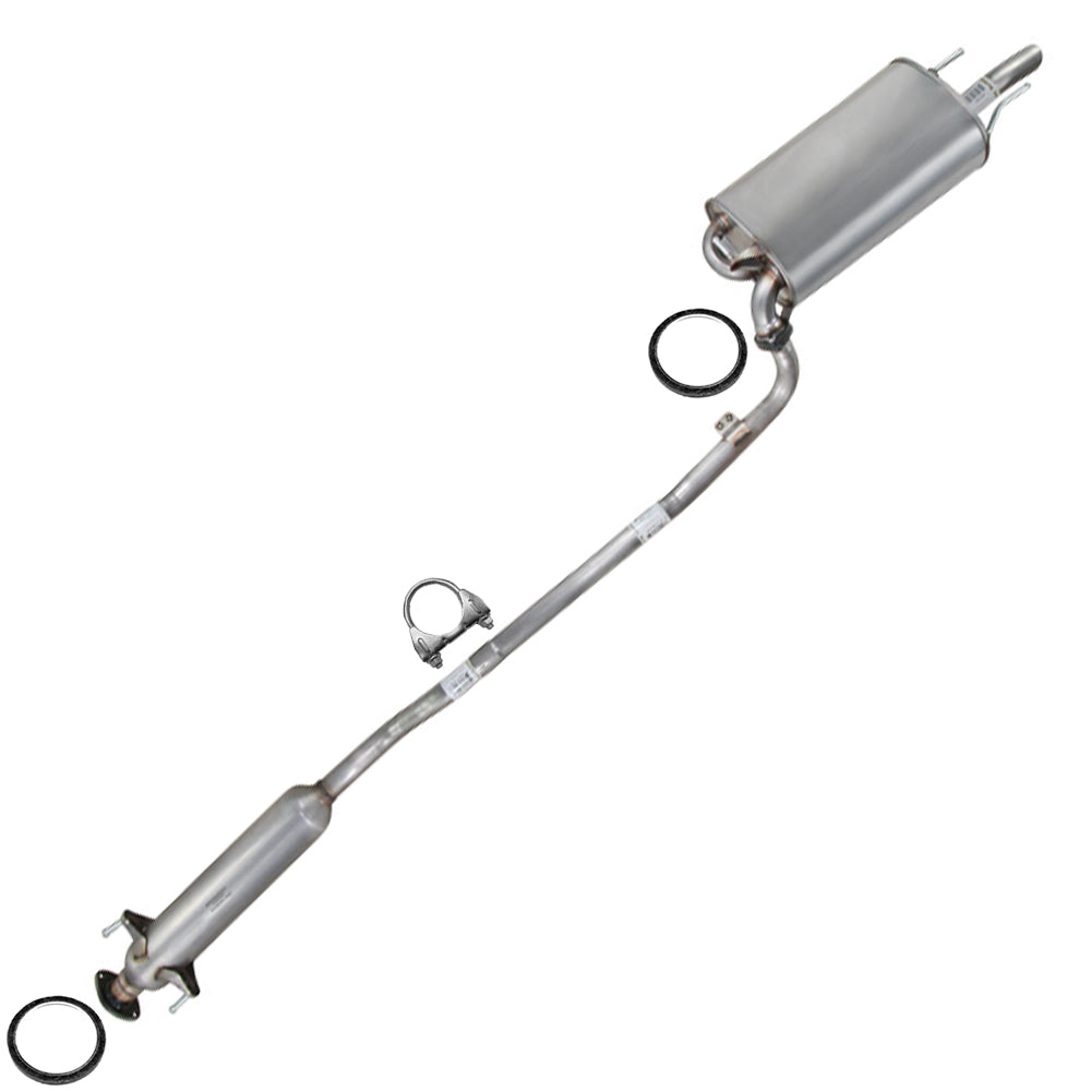 2003-2006 Toyota Camry 2.4L Exhaust Resonator Pipe and Muffler