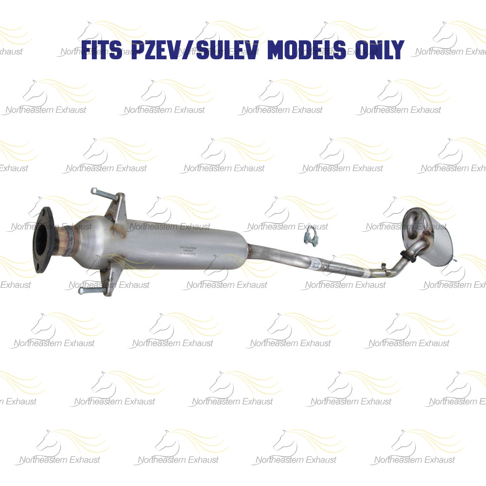 2003-2006 Toyota Camry 2.4L Exhaust Resonator Pipe and Muffler