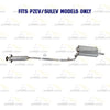 2003-2006 Toyota Camry 2.4L Exhaust Resonator Pipe and Muffler