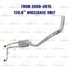 2007-2015 Nissan Titan 5.6L Cat-back Exhaust System Kit | 139.8" Wheelbase only