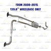 2007-2015 Nissan Titan 5.6L Cat-back Exhaust System Kit | 139.8" Wheelbase only