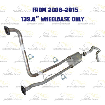 2007-2015 Nissan Titan 5.6L Cat-back Exhaust System Kit | 139.8" Wheelbase only