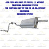 1994-1997 Honda Accord 2.2L Resonator Pipe and Muffler Exhaust System