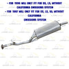 1994-1997 Honda Accord 2.2L Resonator Pipe and Muffler Exhaust System