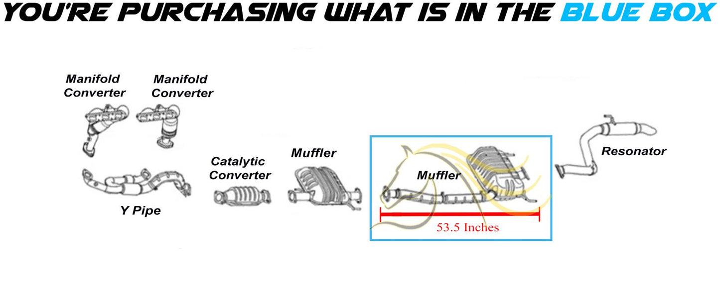 2007-2008 Hyundai Entourage 3.8L Exhaust Muffler