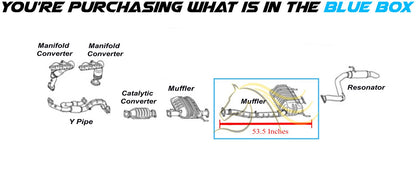 2007-2008 Hyundai Entourage 3.8L Exhaust Muffler