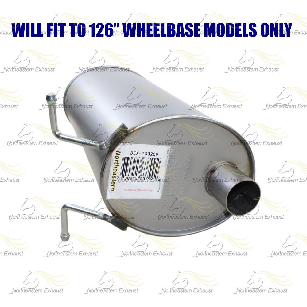 Exhaust Pipe and Muffler for 2004-2007 Mazda B3000 3.0L | 2004-2009 B4000 4.0L