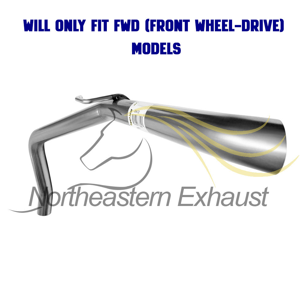 Exhaust Resonator, Muffler and Tail Pipe for 2004-2006 Toyota Sienna 3.3L FWD | 2007-2010 Toyota Sienna 3.5L FWD