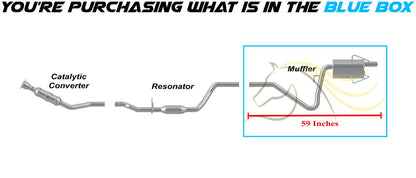 2009-2020 Dodge Journey 2.4L Exhaust Muffler