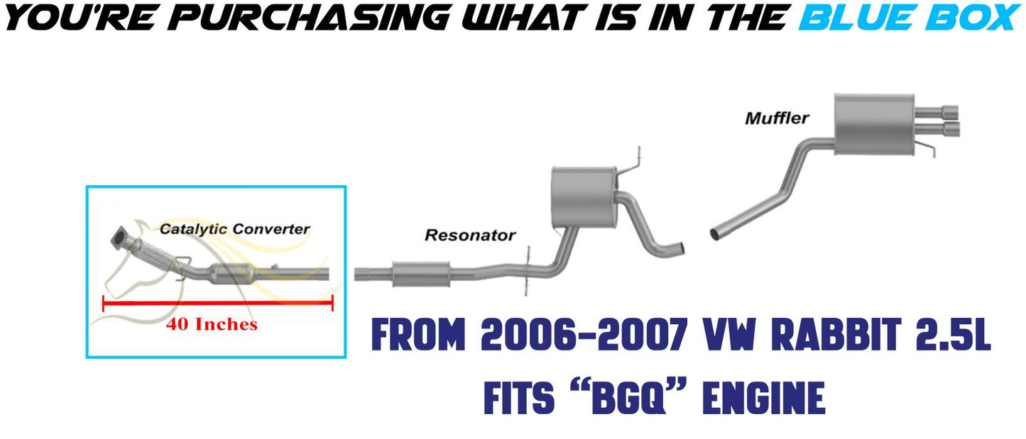 2006-2009 Volkswagen Rabbit 2.5L Catalytic Converter - EPA Approved